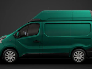 renault trafic van l1h2 2018 3D Model