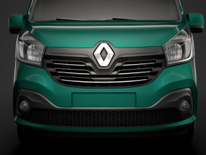 renault trafic van l1h2 2018 Model 3D