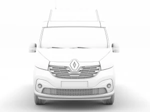 renault trafic van l1h2 2018 3D Model