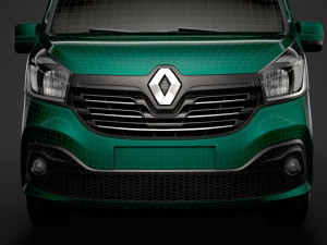 renault trafic van l1h2 2018 Model 3D