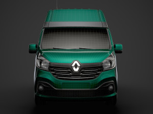 renault trafic van l1h2 2018 Model 3D