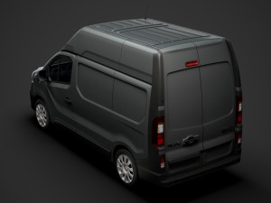 renault trafic van l1h2 2020 3D Model
