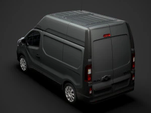 renault trafic van l1h2 2020 3D Model