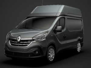 renault trafic van l1h2 2020 3D Model