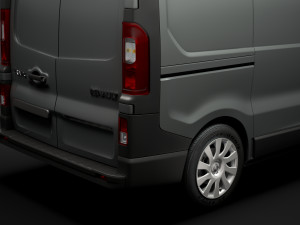 renault trafic van l1h2 2020 3D Model