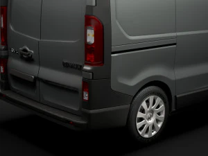 renault trafic van l1h2 2020 3D Model