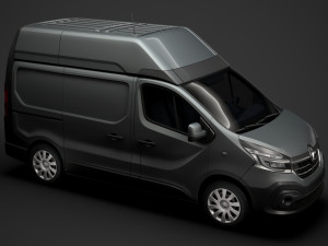 renault trafic van l1h2 2020 3D Model