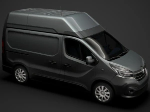 renault trafic van l1h2 2020 3D Model
