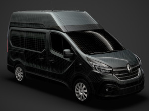 renault trafic van l1h2 2020 3D Model