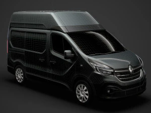 renault trafic van l1h2 2020 3D Model