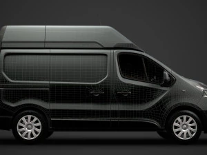 renault trafic van l1h2 2020 3D Model