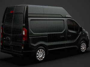 renault trafic van l1h2 2020 3D Model