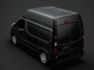 renault trafic van l1h2 2020 3D Model