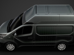 renault trafic van l1h2 2020 3D Model