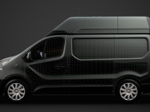 renault trafic van l1h2 2020 3D Model