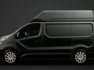 renault trafic van l1h2 2020 3D Model