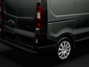 renault trafic van l1h2 2020 3D Model