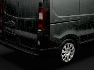 renault trafic van l1h2 2020 3D Model