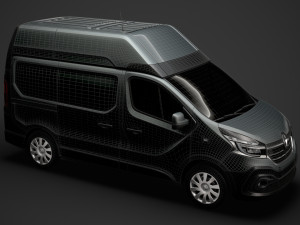 renault trafic van l1h2 2020 3D Model