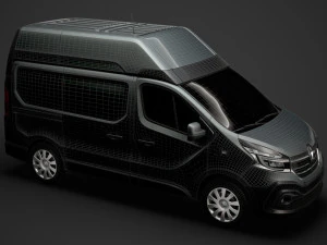 renault trafic van l1h2 2020 3D Model