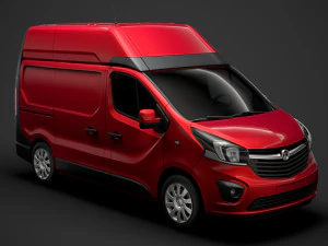 opel vivaro van l1h2 2018 Modelo 3D