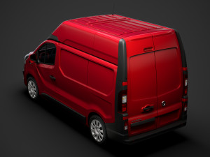 vauxhall vivaro van l1h2 2018 Modèle 3D