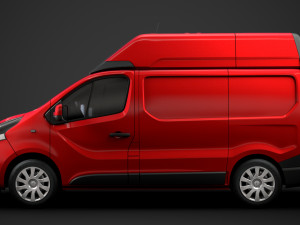 vauxhall vivaro van l1h2 2018 Modèle 3D