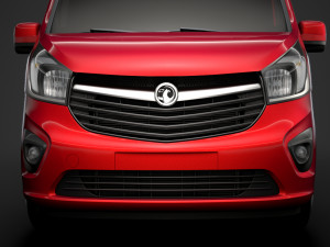 vauxhall vivaro van l1h2 2018 Modèle 3D