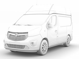 vauxhall vivaro van l1h2 2018 Modèle 3D