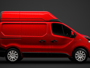 vauxhall vivaro van l1h2 2018 Modèle 3D