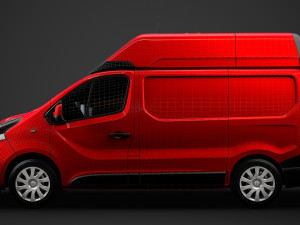 vauxhall vivaro van l1h2 2018 Modèle 3D