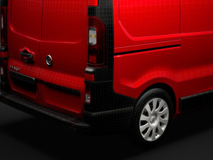 vauxhall vivaro van l1h2 2018 Modèle 3D