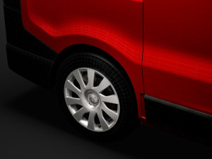 vauxhall vivaro van l1h2 2018 Modèle 3D