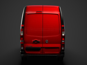 vauxhall vivaro van l1h2 2018 Modèle 3D