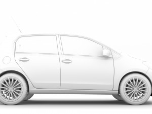 vw up 5d 2020 Model 3D