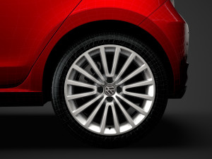 vw up 5d 2020 Model 3D