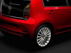 vw up 5d 2020 Model 3D
