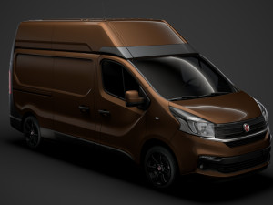 fiat talento van l2h2 2020 3D Model