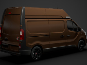 fiat talento van l2h2 2020 3D Model