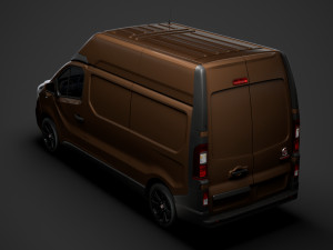 fiat talento van l2h2 2020 3D Model