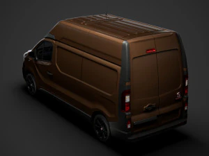 fiat talento van l2h2 2020 3D Model