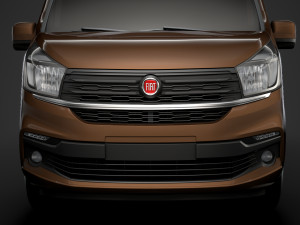 fiat talento van l2h2 2020 3D Model