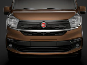 fiat talento van l2h2 2020 3D Model