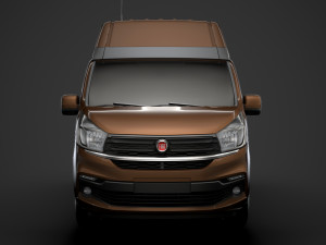 fiat talento van l2h2 2020 3D Model
