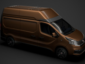 fiat talento van l2h2 2020 3D Model