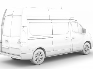 fiat talento van l2h2 2020 3D Model