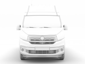 fiat talento van l2h2 2020 3D Model