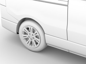 fiat talento van l2h2 2020 3D Model