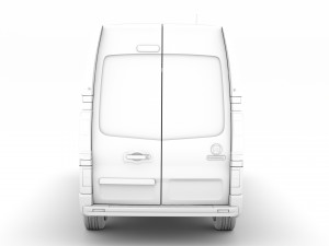 fiat talento van l2h2 2020 3D Model