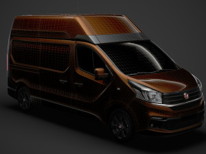 fiat talento van l2h2 2020 3D Model